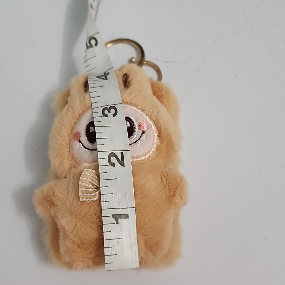 Labubu Inspired Plush Bag Charm Compact Mirror - Picture 5 of 5